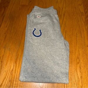 ⭐️Nike Gray Sweatpants with Blue Colts Logo